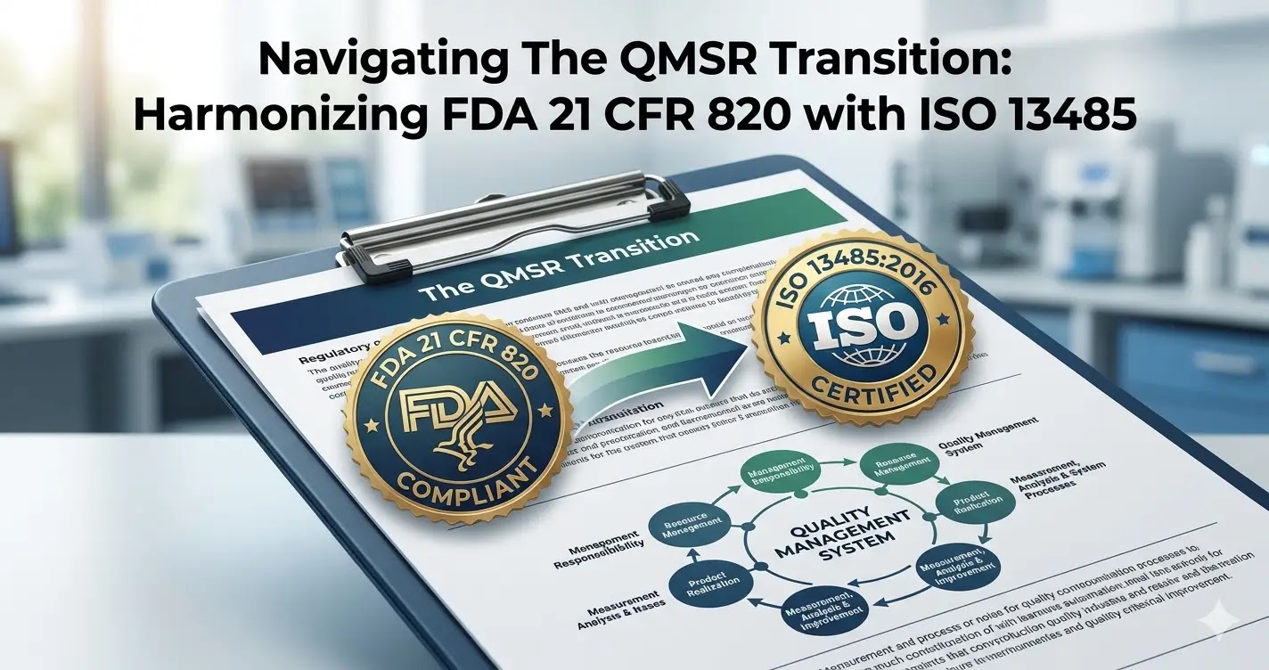 QMSR Guide: FDA 21 CFR 820 & ISO 13485 Harmonization 2026
